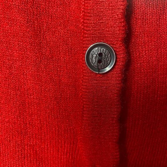 JON & ANNA Women's Red, Buttoned Up, Cardigan, Size 2X, Soft, Lightweight, NEW - Picture 4 of 10